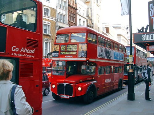 tour of London on double decker bus red_double_decker_buses